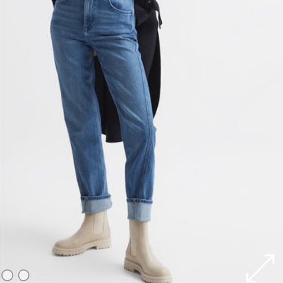 NWOB REISS Thea Chelsea Boots in Soft Camel Size 6 - Picture 4 of 7